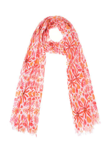 BLE Schal in Pink/ Orange - (L)180 x (B)100 cm