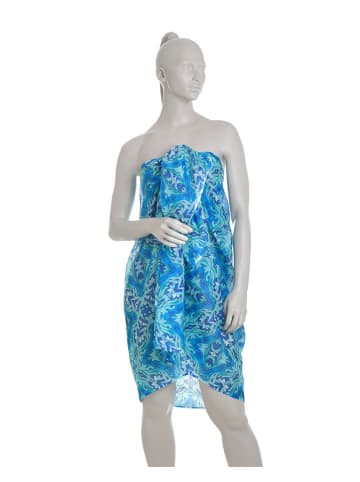 BLE Sjaal blauw - (L)180 x (B)110 cm