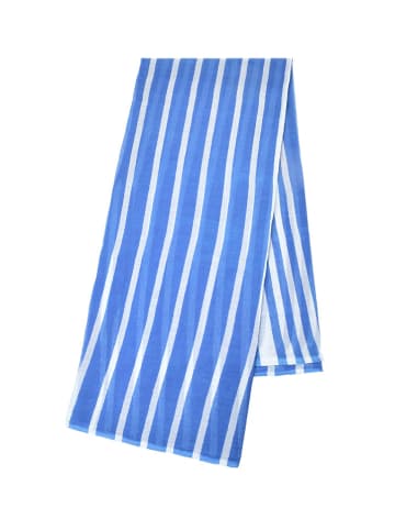 BLE Sjaal blauw/wit - (L)180 x (B)100 cm