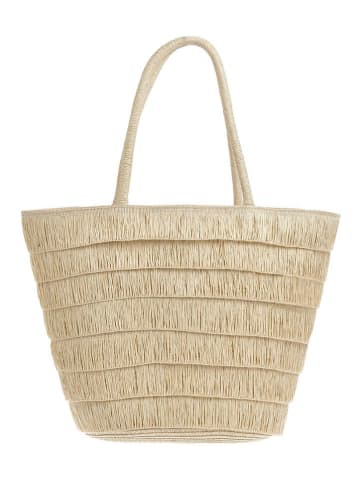 BLE 2tlg. Set: Strohhut & Shopper in Beige
