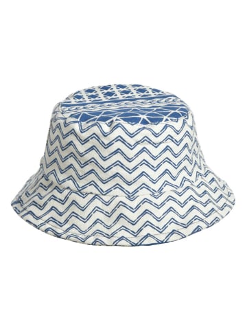 BLE Hoed wit/blauw