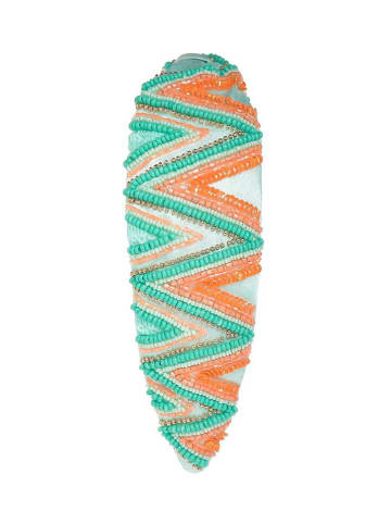 BLE Haarband lichtblauw/oranje