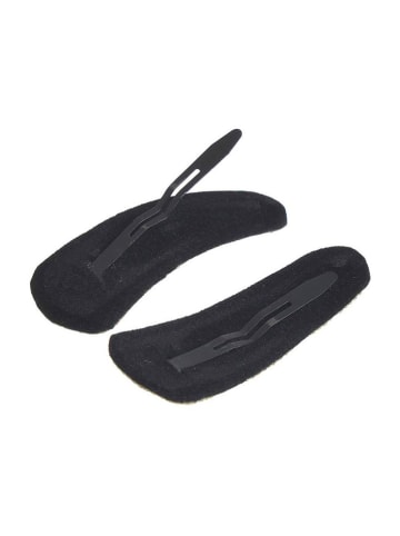 BLE 2-delige set: haarspelden wit/goudkleurig