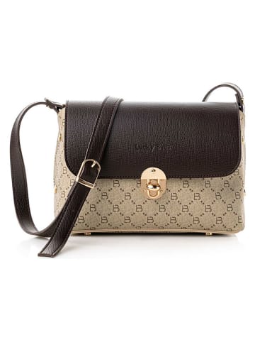 Lucky Bees Umhängetasche in Braun/ Beige - (B)25 x (H)17 x (T)9 cm
