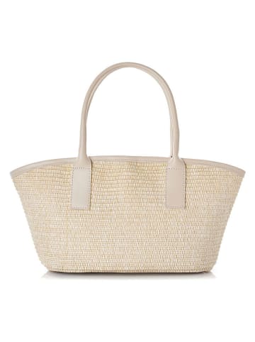 Lucky Bees Henkeltasche in Beige - (B)38 x (H)19 x (T)11 cm