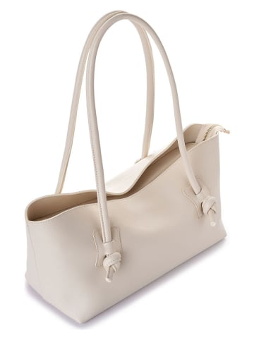 Lucky Bees Schultertasche in Creme - (B)38 x (H)18 x (T)14 cm