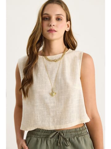 Bianco Lucci Blousetop beige