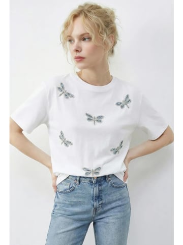 Bianco Lucci Shirt in Weiß