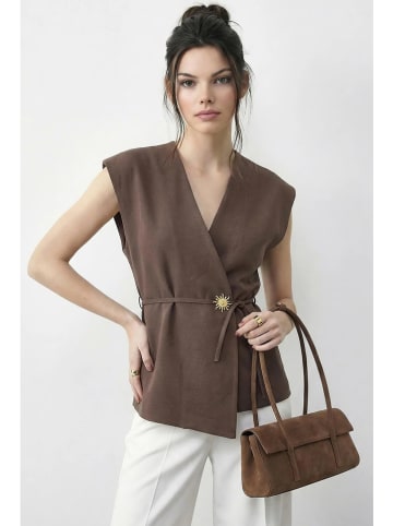 Bianco Lucci Weste in Braun