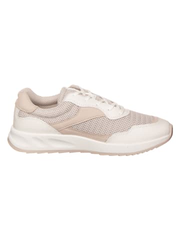 Ecco Skórzane sneakersy w kolorze biało-beżowym