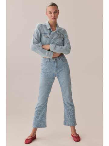 Blue Fire Jeans "Emma" - Cropped flare - in Hellblau