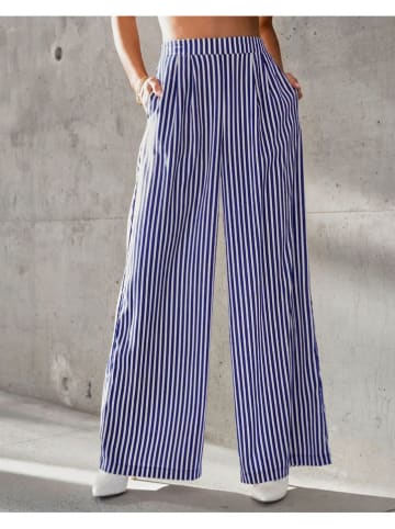Milan Kiss Broek blauw/crème