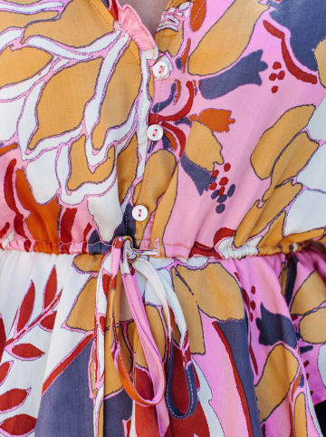 Milan Kiss Bluse in Rosa/ Bunt