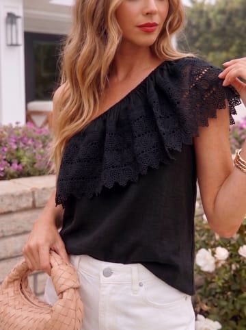 Milan Kiss Bluse in Schwarz