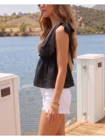 Milan Kiss Top in Schwarz
