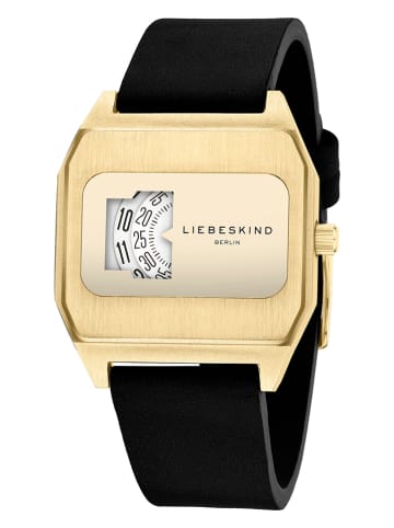 Liebeskind Quarzuhr in Gold/ Schwarz