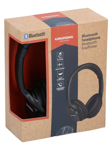 GRUNDIG Słuchawki nauszne Bluetooth w kolorze czarnym