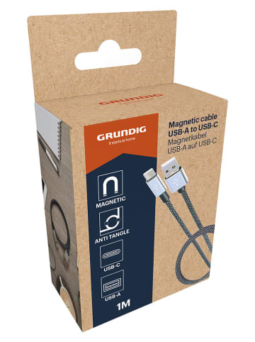 GRUNDIG Kabel USB-C w kolorze czarnym - dł. 100 cm