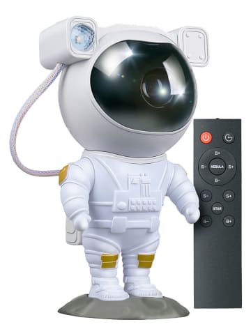 GRUNDIG Projektor gwiazd LED "Astronaut" w kolorze białym - wys. 23 x Ø 12 cm