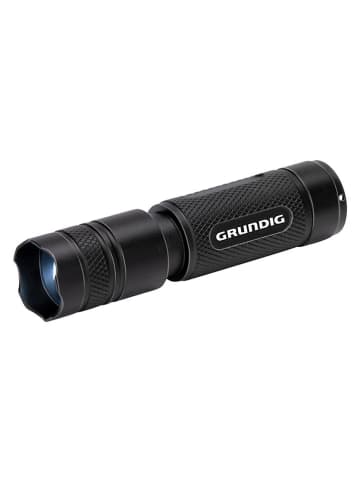 GRUNDIG Latarka LED w kolorze czarnym - wys. 13,4 x Ø 3,4 cm