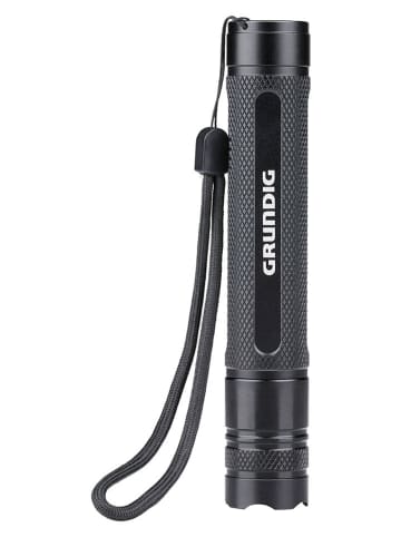 GRUNDIG Latarka LED w kolorze czarnym - wys. 15,5 x Ø 2,7 cm