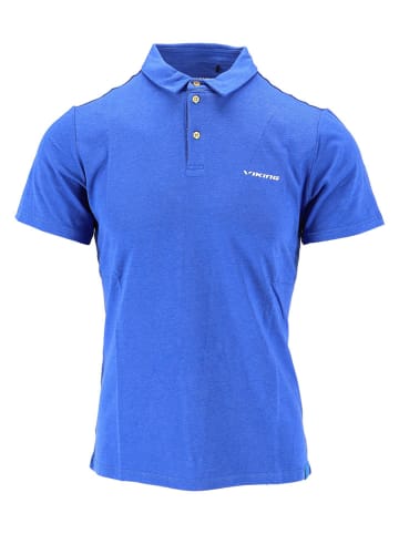 Viking Funkcyjna koszulka polo "Sasando" w kolorze niebieskim