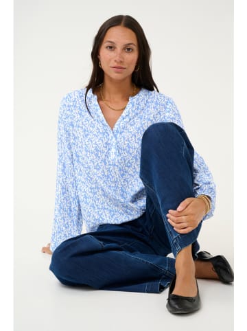 Kaffe Bluse in Hellblau