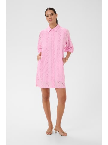 Kaffe Kleid in Rosa