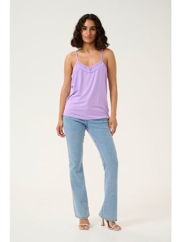 Cream Top in Lila