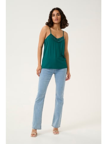 Cream Top in Türkis