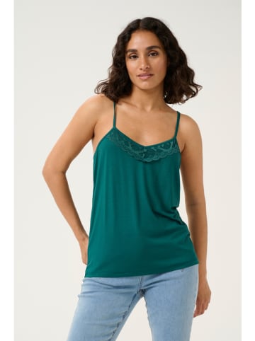 Cream Top in Türkis