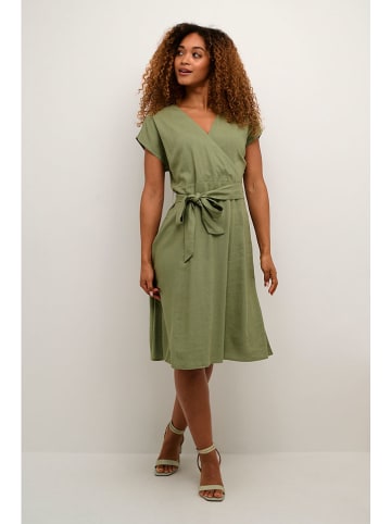 Cream Kleid in Khaki