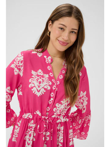 Cream Jurk roze