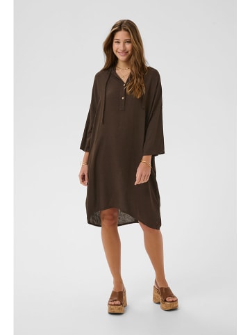 Cream Kleid in Braun