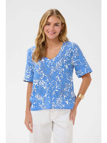 Cream Bluse in Hellblau