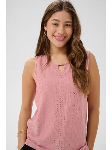 Cream Top in Rosa