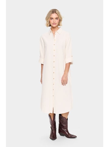 SAINT TROPEZ Kleid in Creme