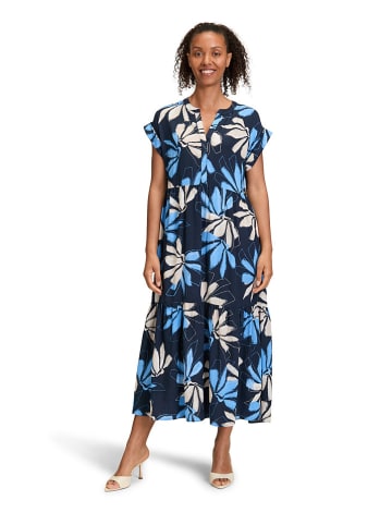 BETTY & CO Kleid in Dunkelblau/ Creme