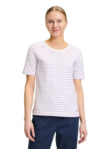 BETTY & CO Shirt in Weiß/ Lila
