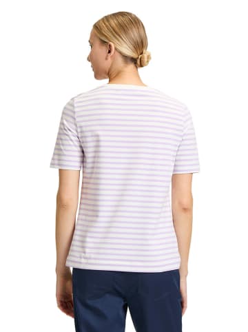 BETTY & CO Shirt in Weiß/ Lila