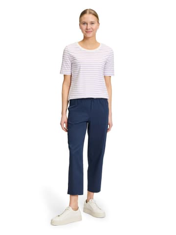 BETTY & CO Shirt in Weiß/ Lila