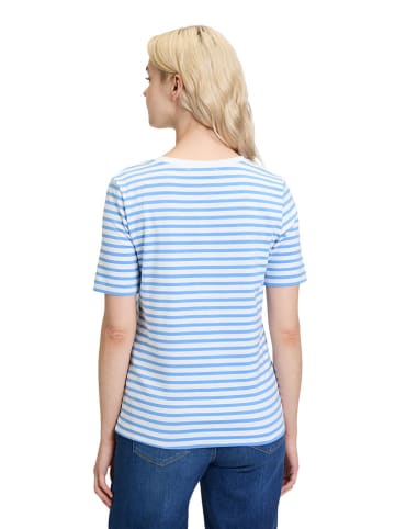BETTY & CO Shirt in Hellblau/ Weiß