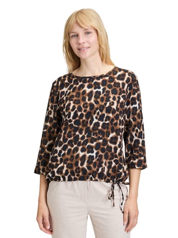 BETTY & CO Blouse bruin/zwart