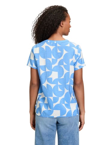 BETTY & CO Blouse lichtblauw/wit