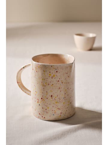 Jotex Melkkan "Sprinkle" beige/meerkleurig - (H)17 cm