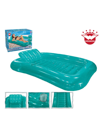 Happy People Ligbed "Relax" turquoise - (L)175 x (B)115 x (H)25 cm - vanaf 18 maanden