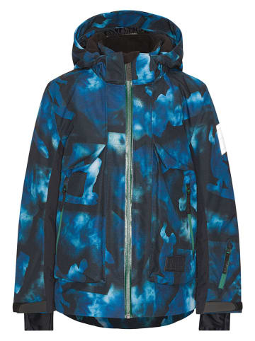 molo Winterjacke in Blau/ Schwarz