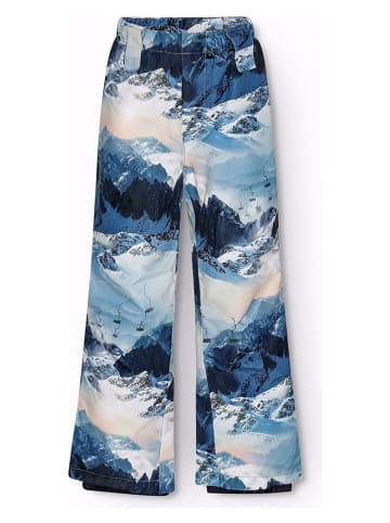 molo Ski-/ Snowboardhose in Hellblau/ Creme