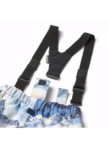 molo Ski-/ Snowboardhose in Hellblau/ Creme