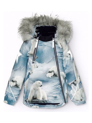 molo Parka in Hellblau/ Weiß